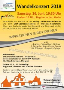 Wandelkonzert Kraichtal 2018